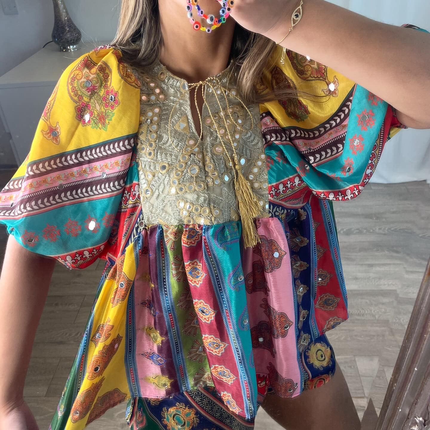 Mirror Embellished Shorts