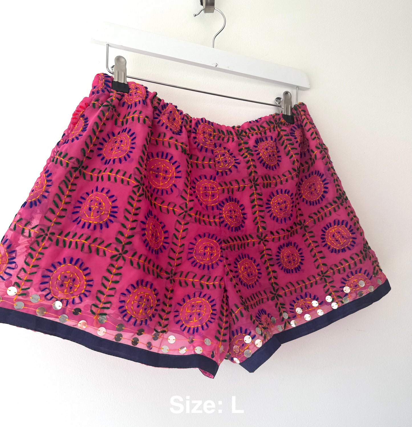 Pink Destino Disco Shorts