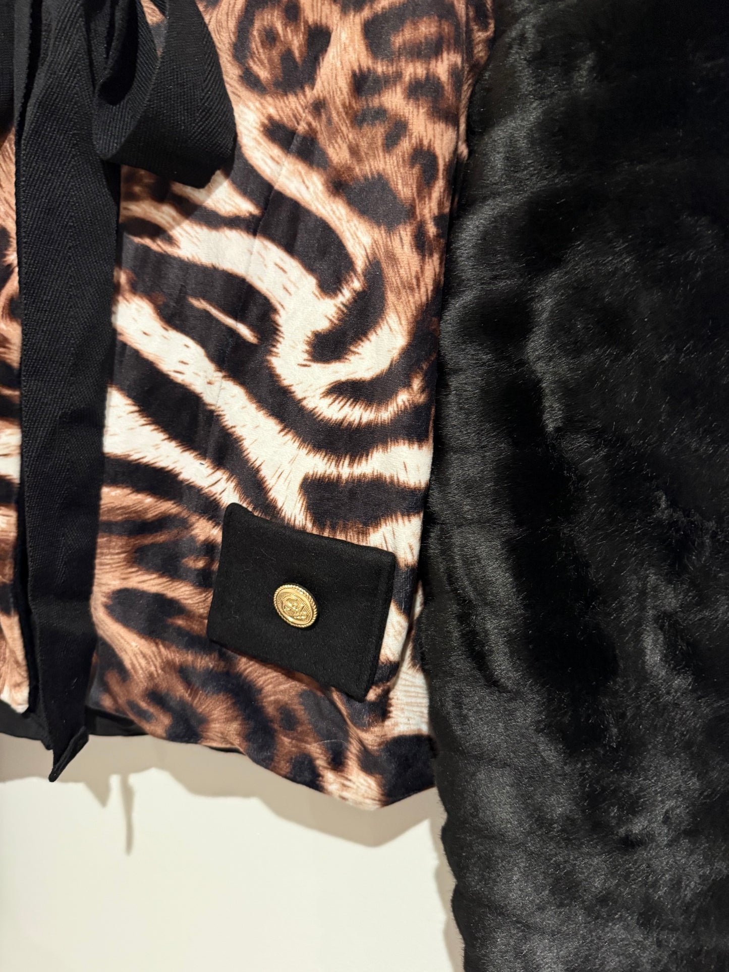 Faux Fur Leopard Jacket