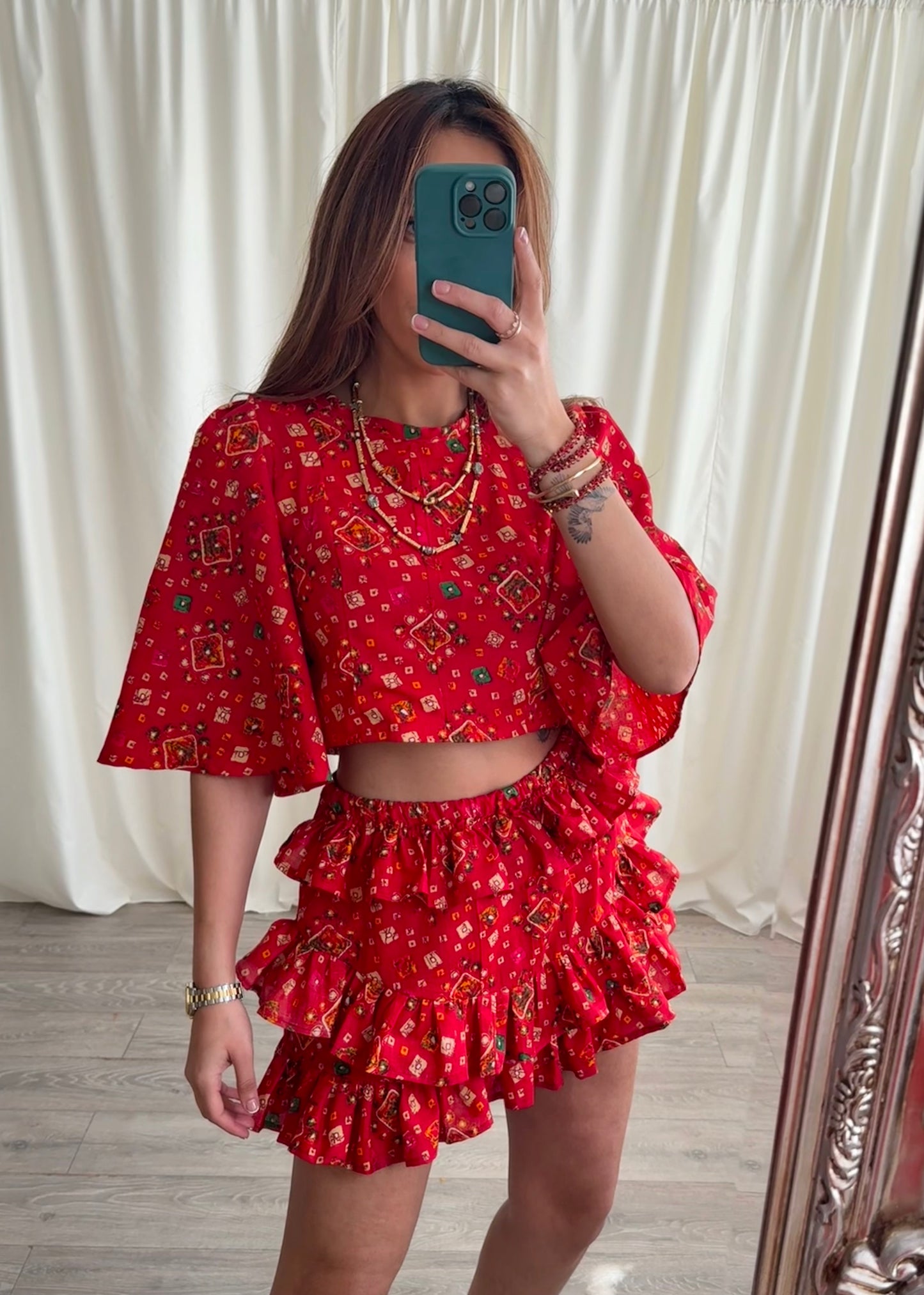 Sakura Ruffle Skirt