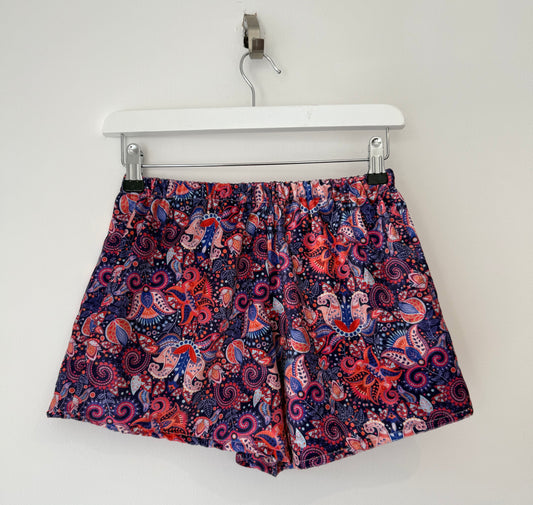 Indigo Paisley Shorts