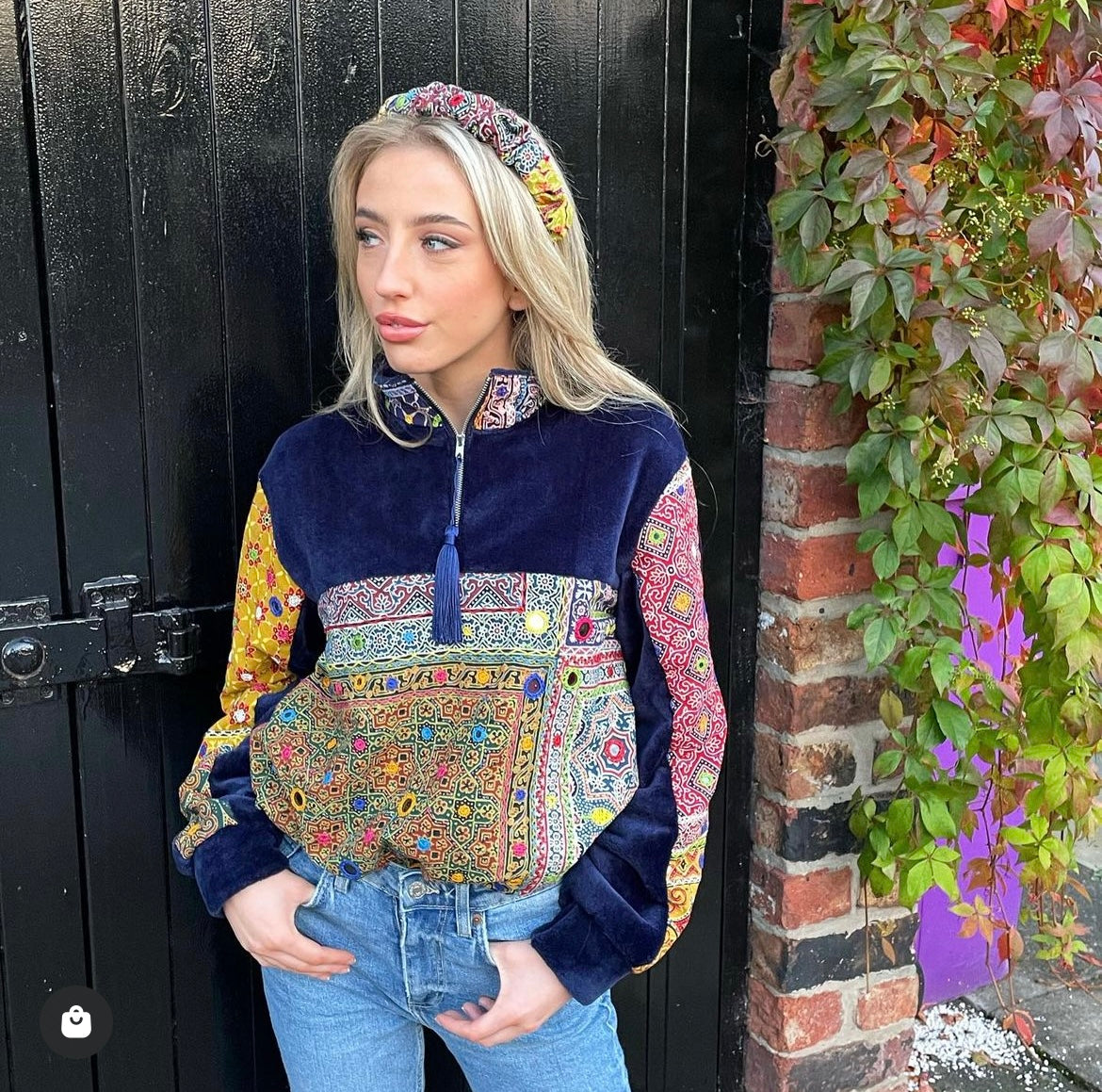 Artisan Mirrorwork Headband