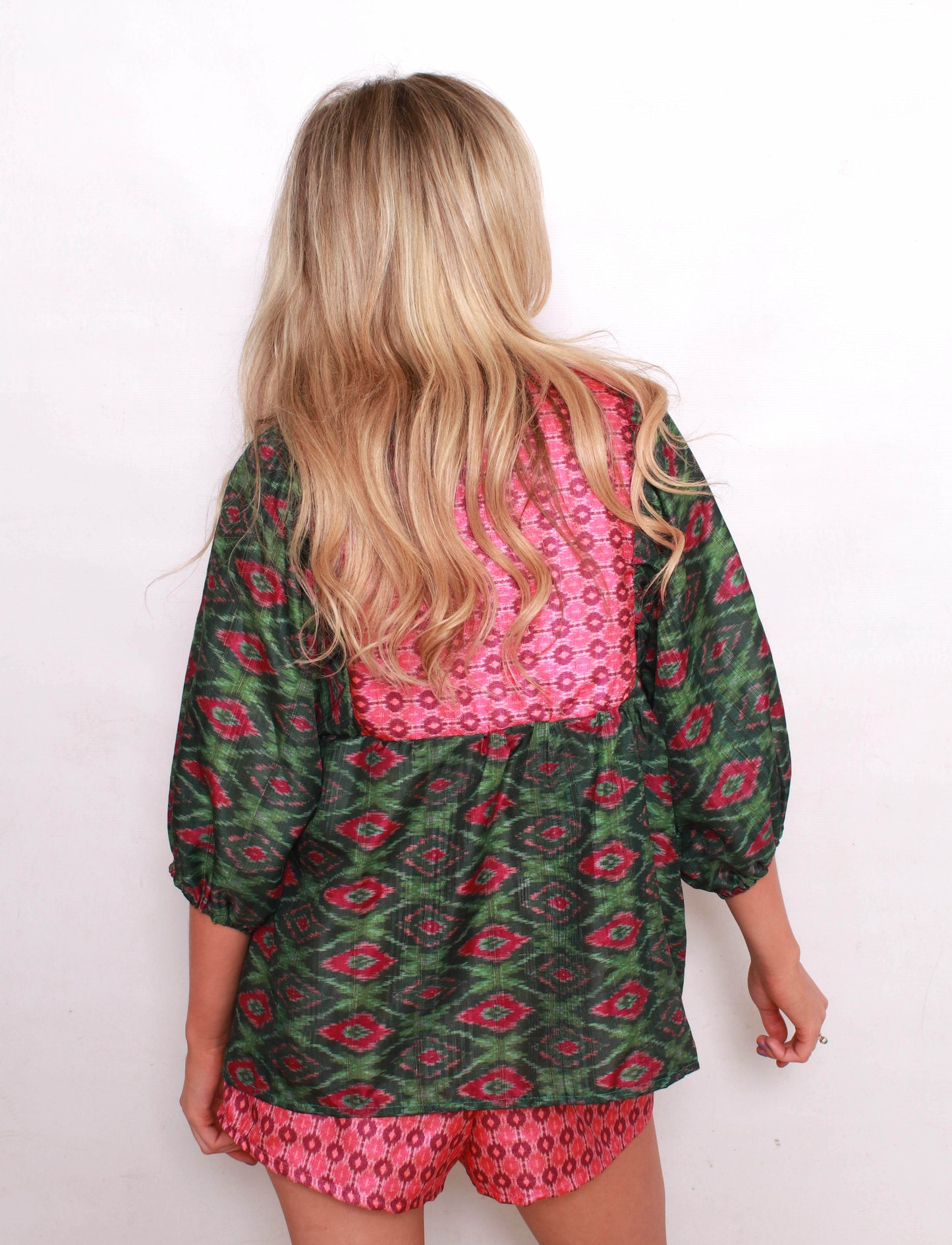 Ikat Kaftan Top