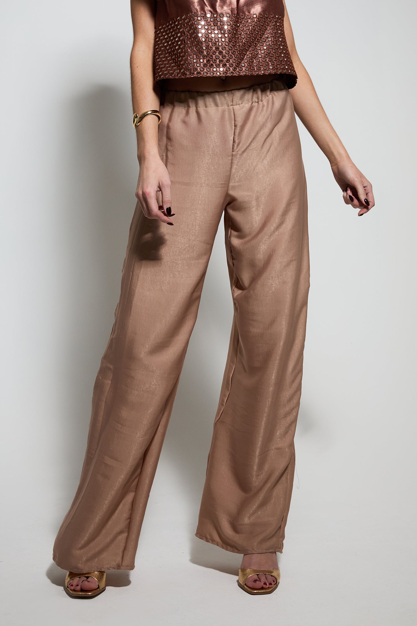Cream Luxe Trouser