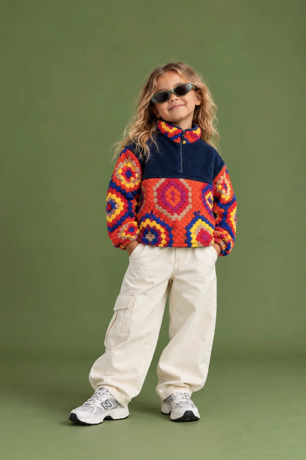 KIDS Luana Fleece- Cobalt