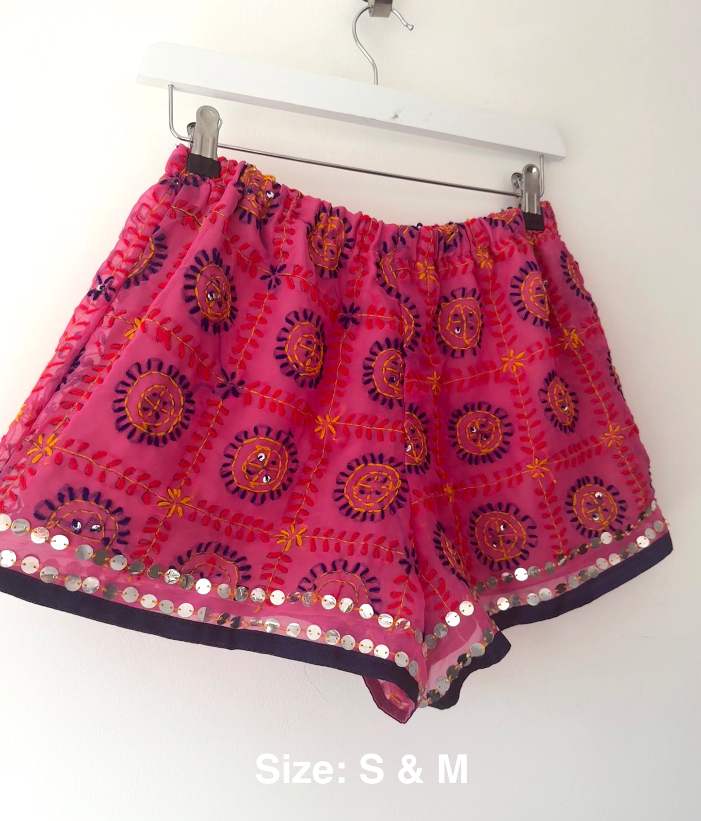 Pink Destino Disco Shorts