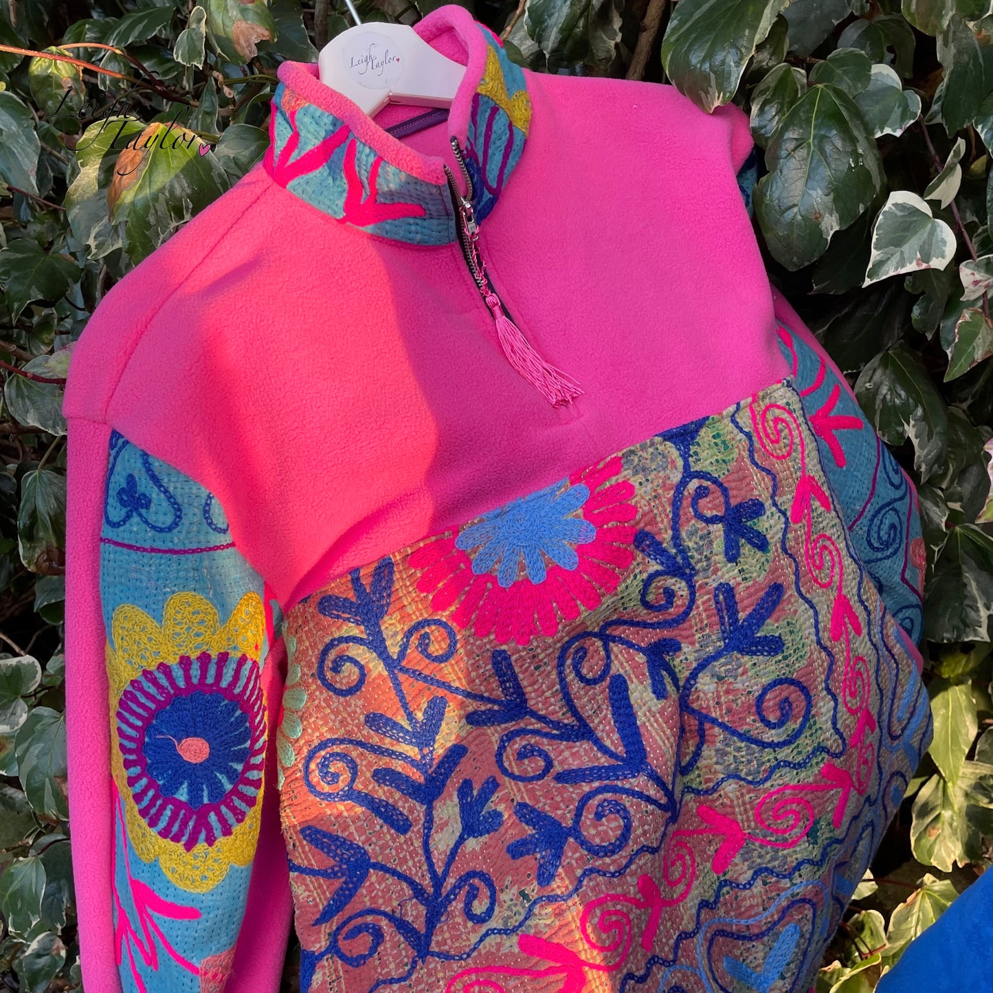 Pink Vintage Suzani Fleece