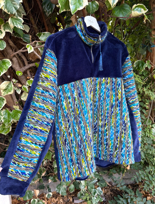 The Azure Knit Fleece