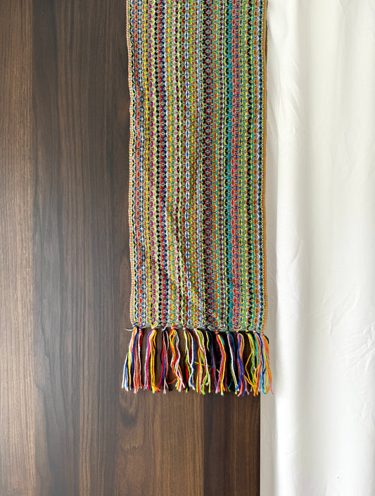 Alpaca Wool Scarf -Green
