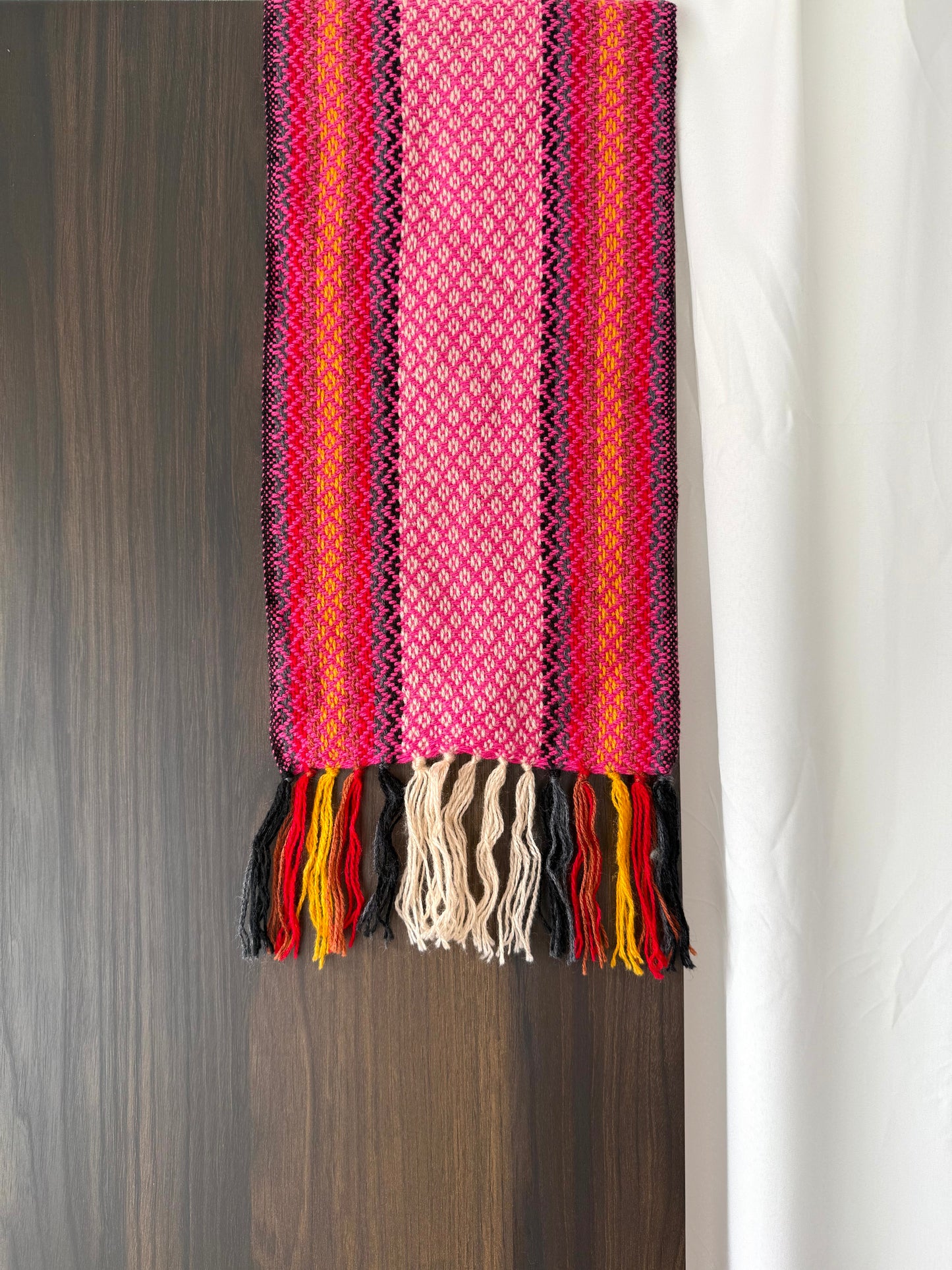 Alpaca Wool Scarf - PINK