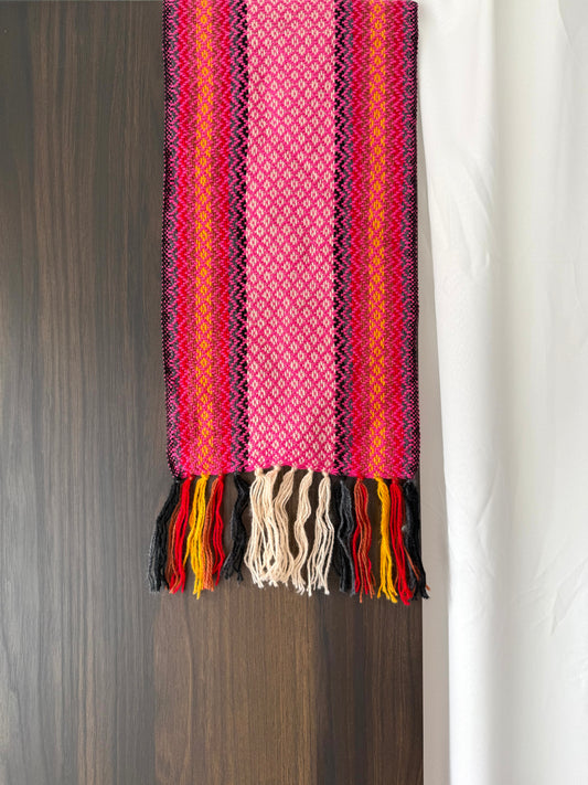 Alpaca Wool Scarf - PINK
