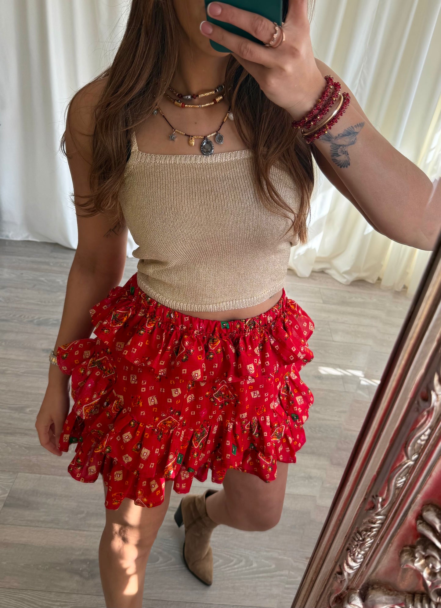 Sakura Ruffle Skirt