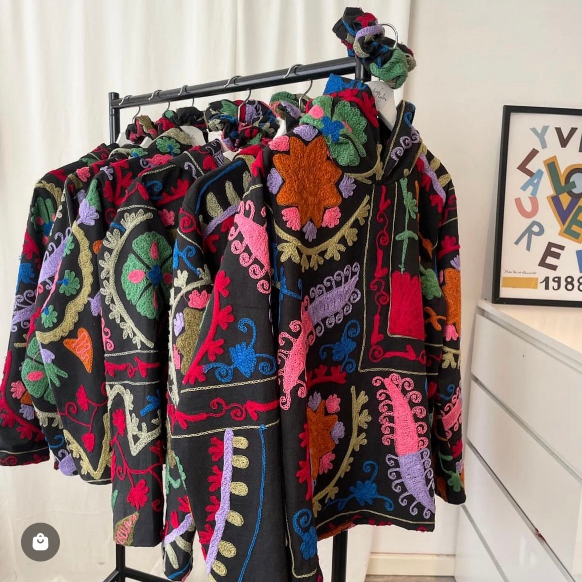 Suzani Hoody & Scrunchie Set- NO LINNING
