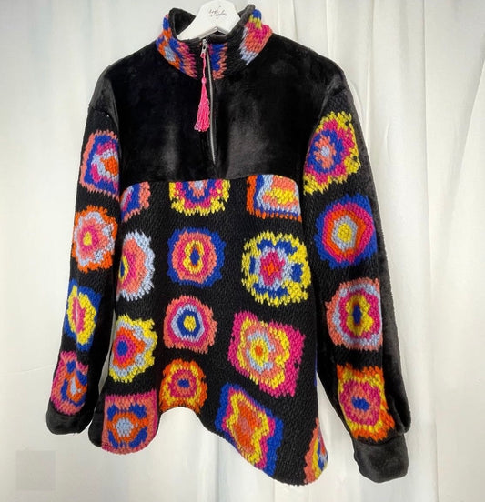 Luana Crochet Fleece