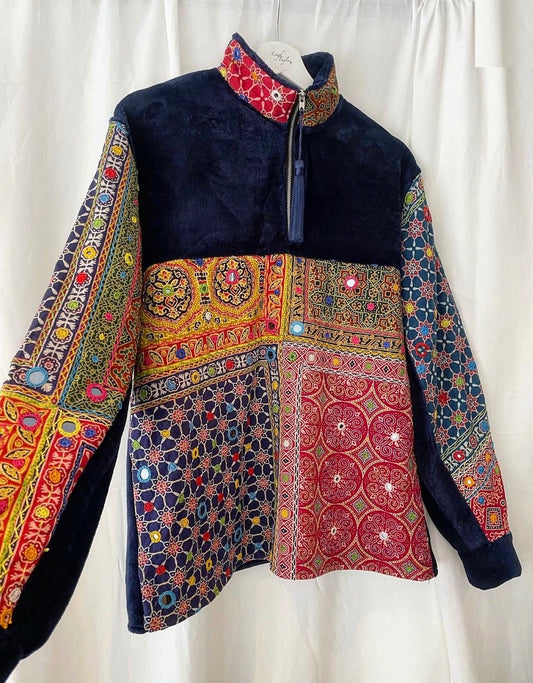 Artisan Mirror work Fleece
