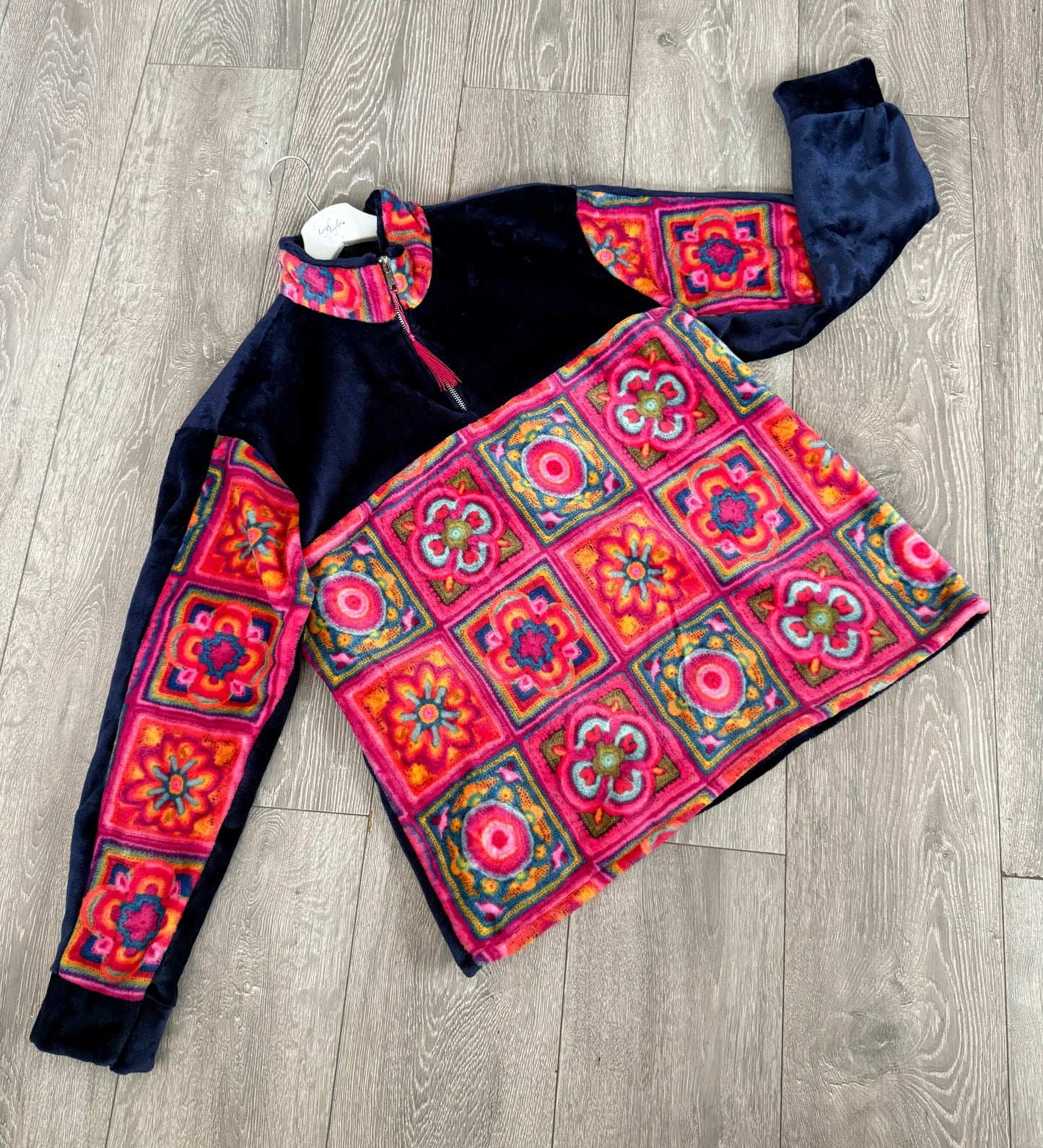 The Pink Crochet Fleece