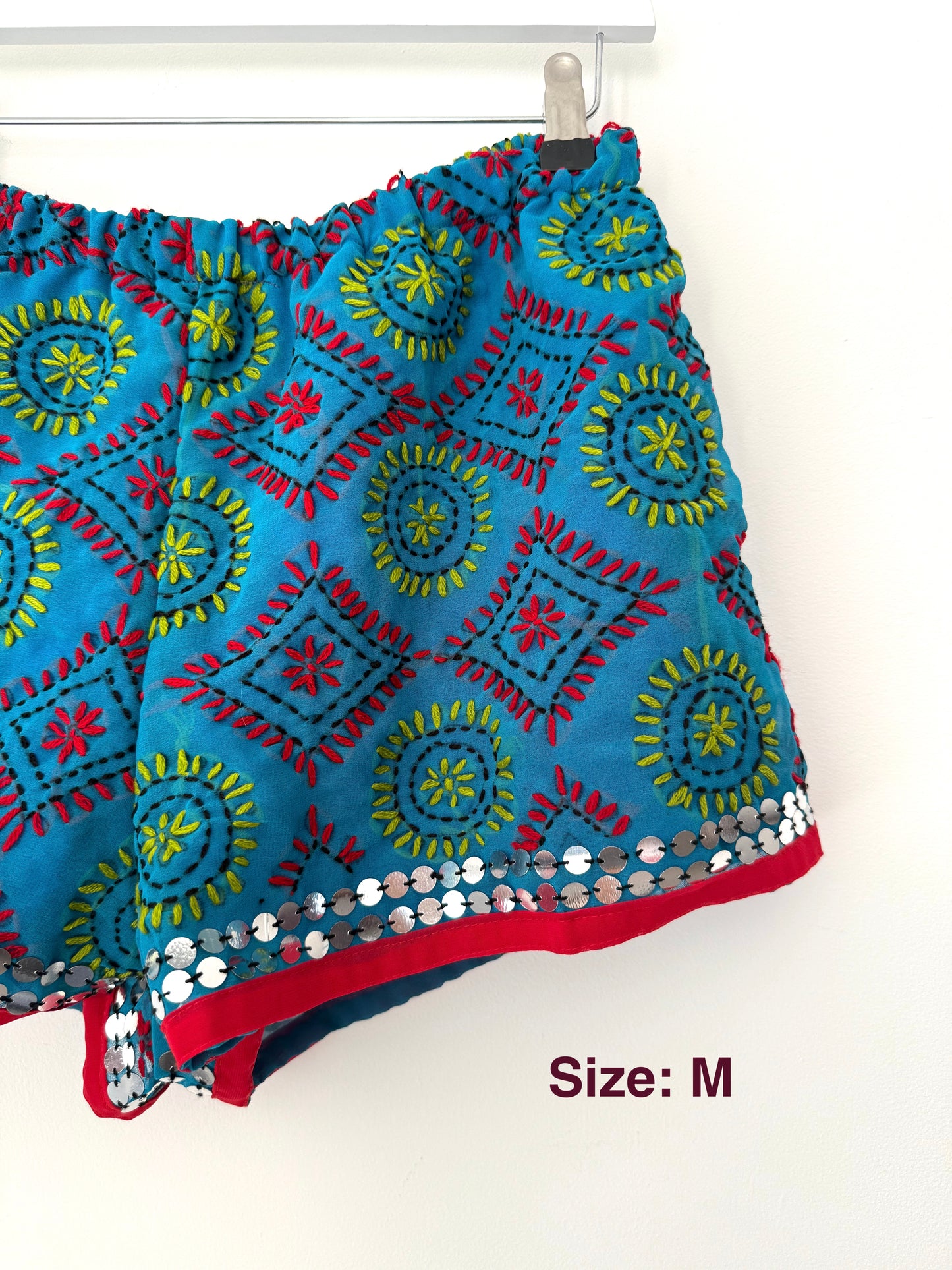 Blue Destino Disco Shorts