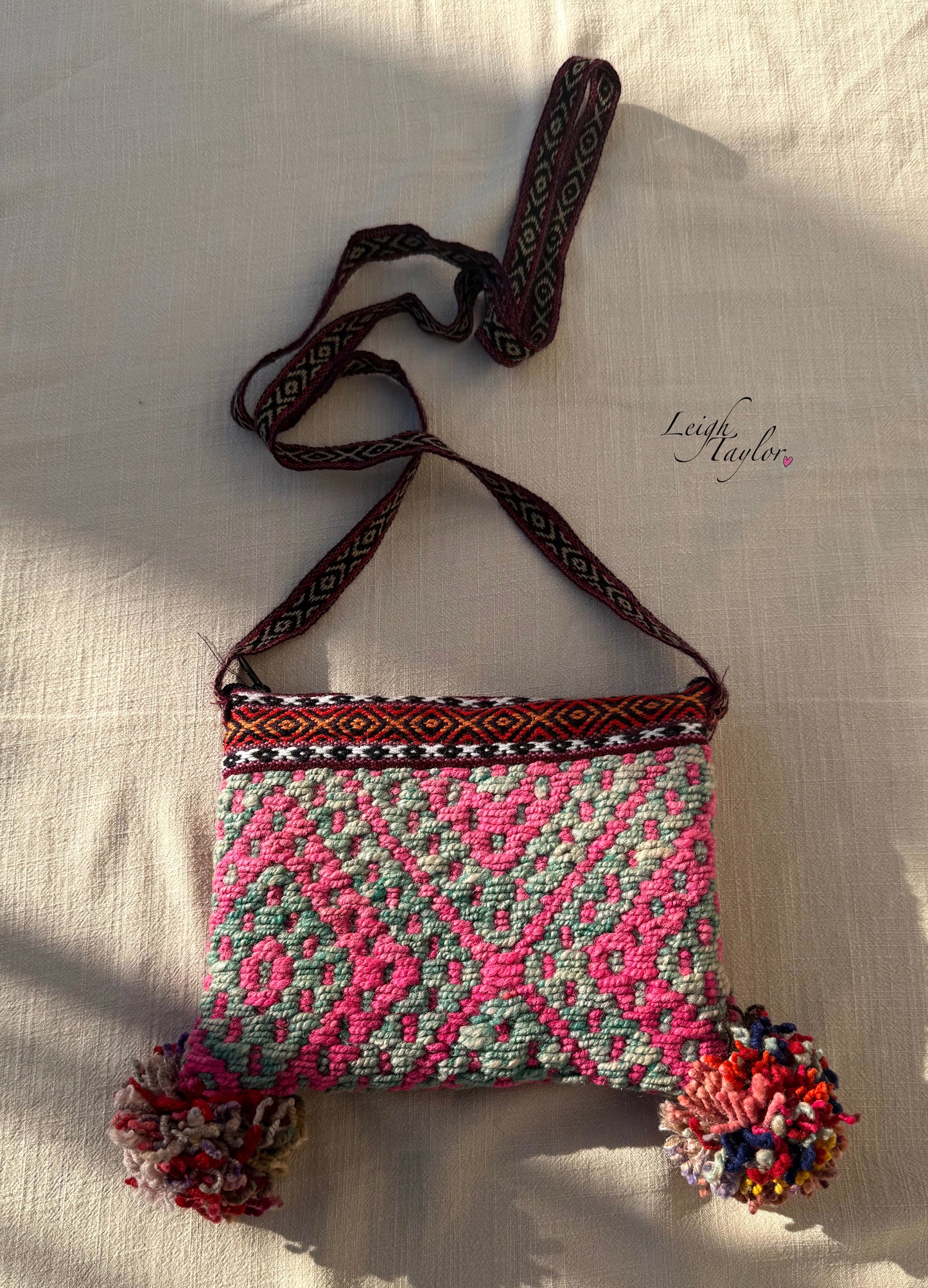 Peruvian Pom Pom Bag 1