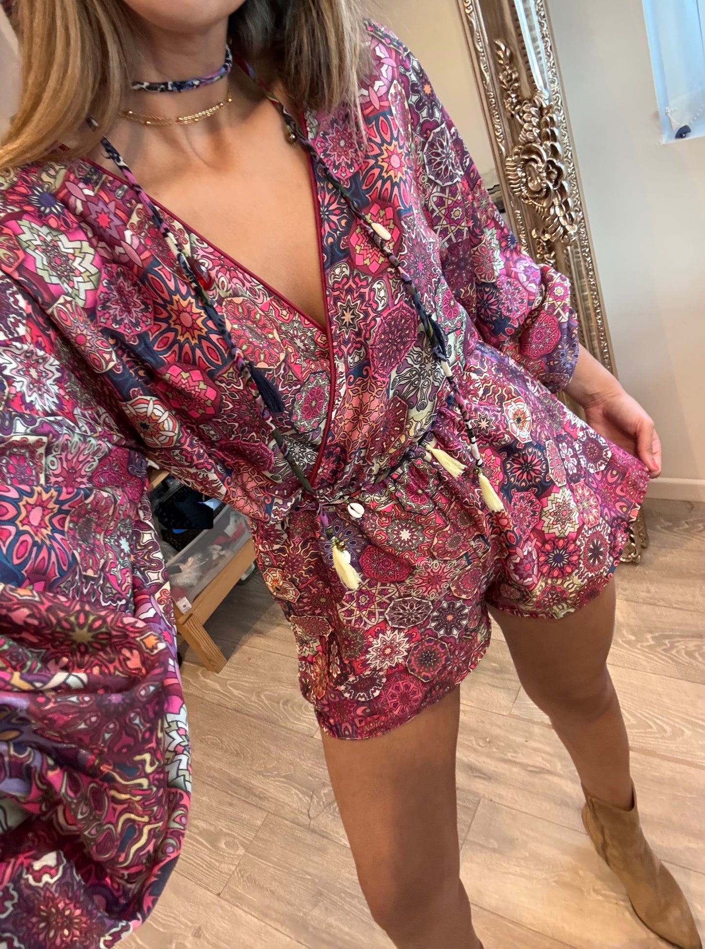 Botanic Wrap Playsuit