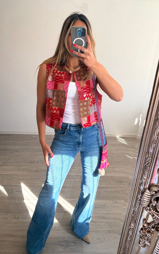 Embroidered Eleni Waistcoat