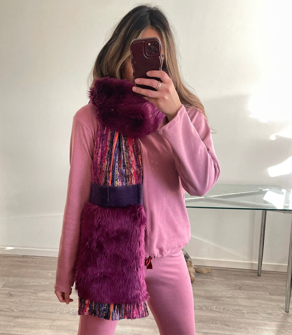 Malini XL Chunky Faux Fur Scarf