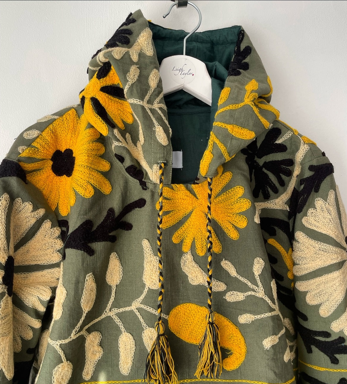 Wildflower Embroidered Hoody- FULLY LINED