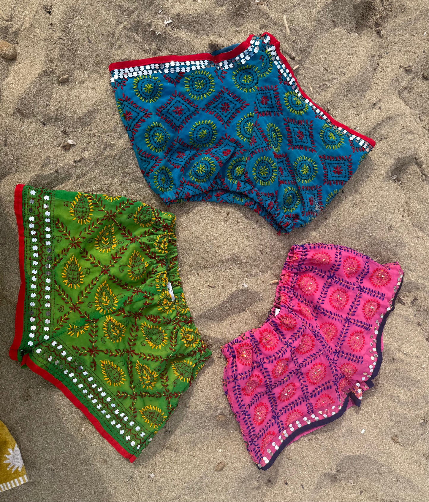 Blue Destino Disco Shorts