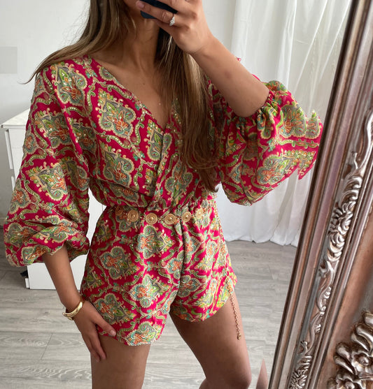 Paloma Wrap Playsuit