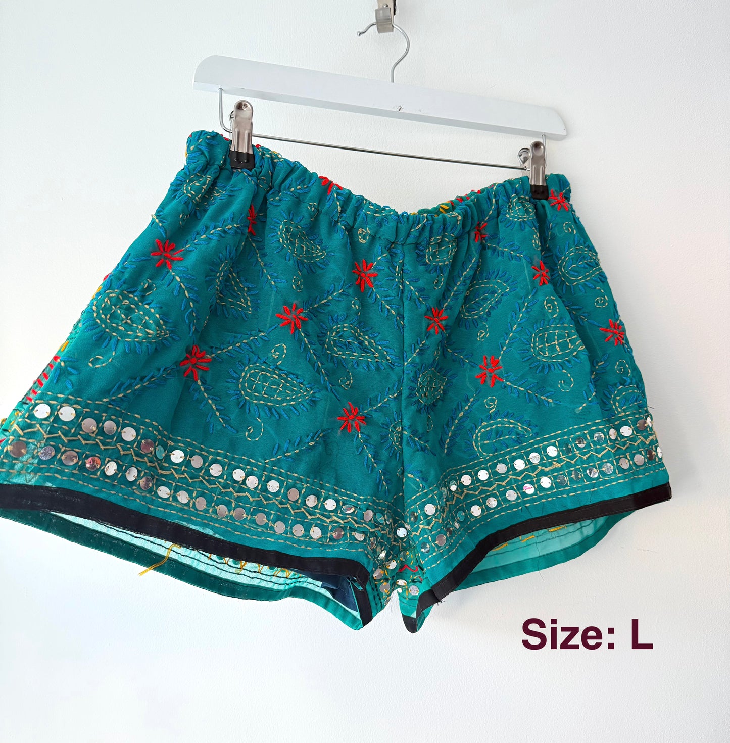 Blue Destino Disco Shorts