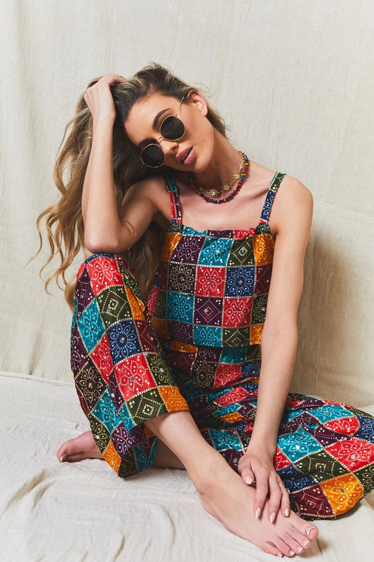 Kaleidoscope Mirrorwork Flares & Top SET