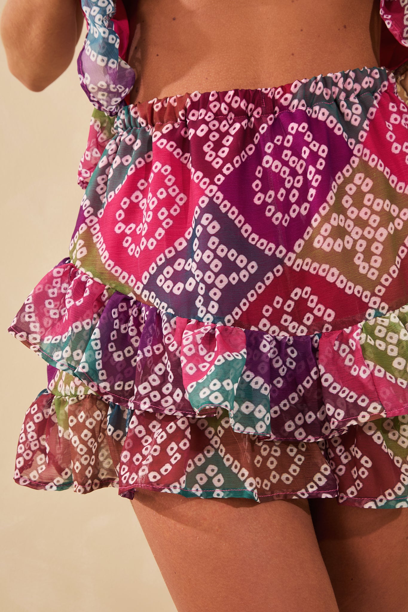 ZINNIA RUFFLE SKORT