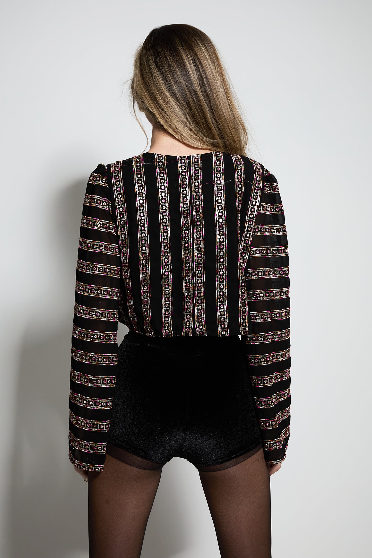 Black Velvet Knicker/ Mini Shorts