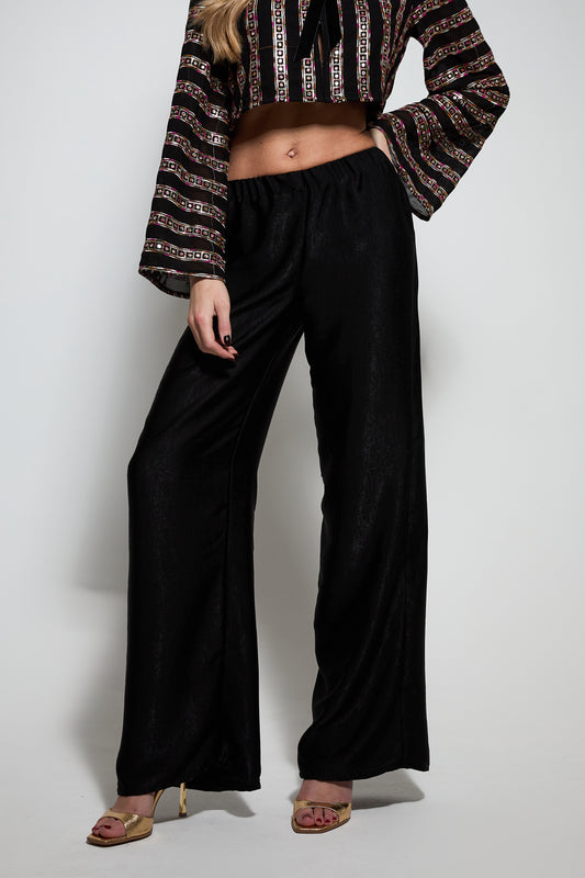 Black Luxe Trouser SAMPLE TALL
