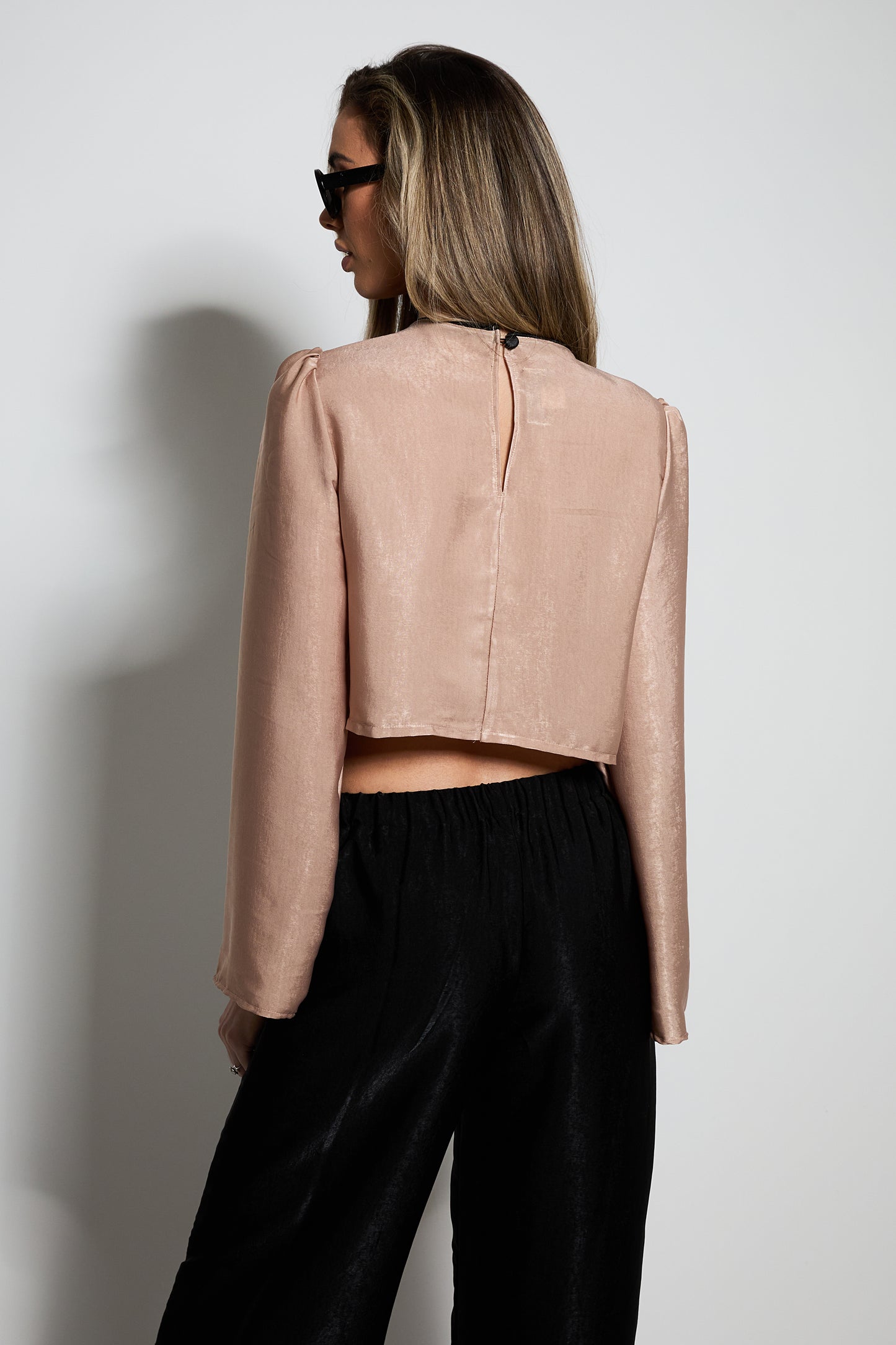 Black Luxe Trouser SAMPLE TALL