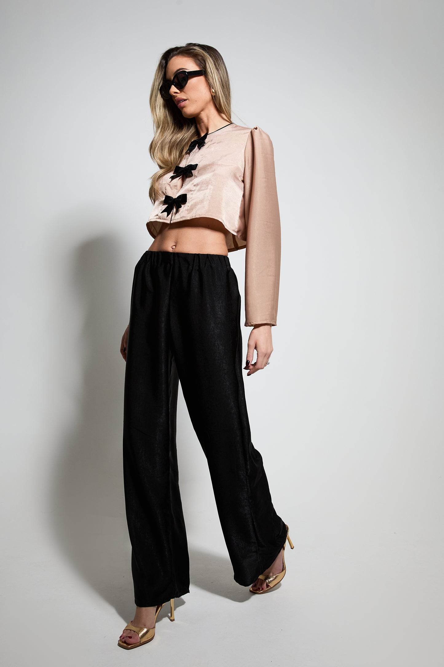 Black Luxe Trouser SAMPLE TALL