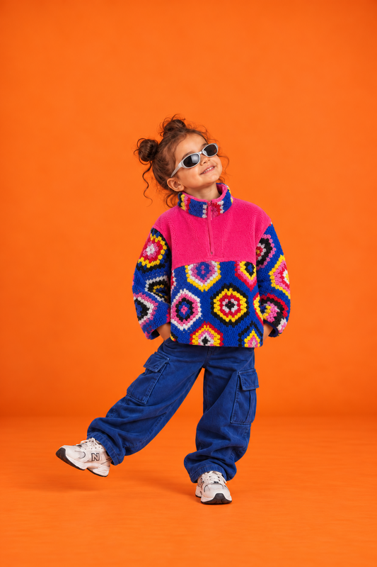 KIDS Luana Fleece- Cerise