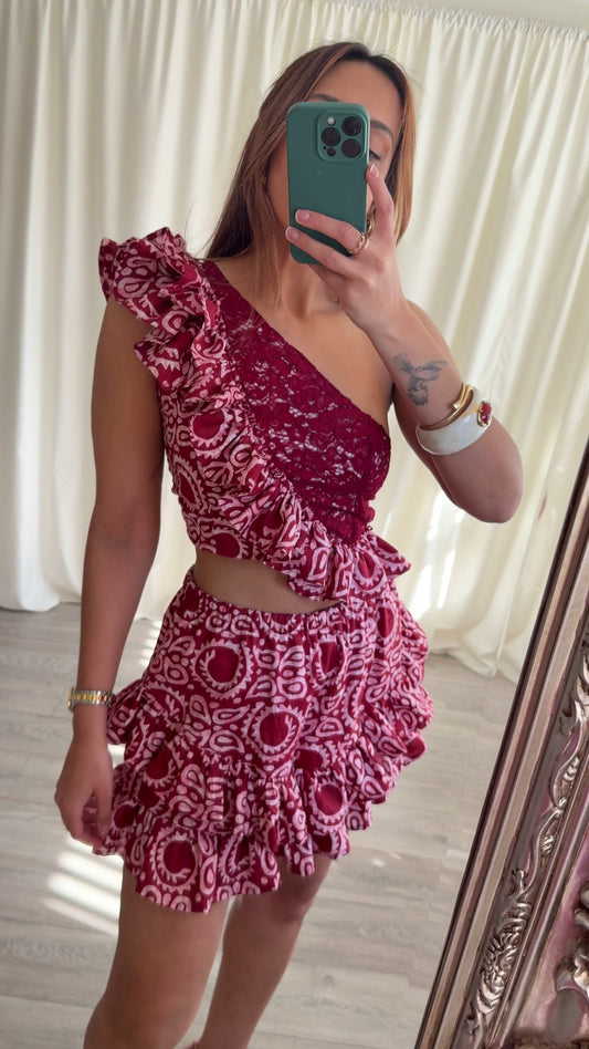 Maia Ruffle Shoulder Top